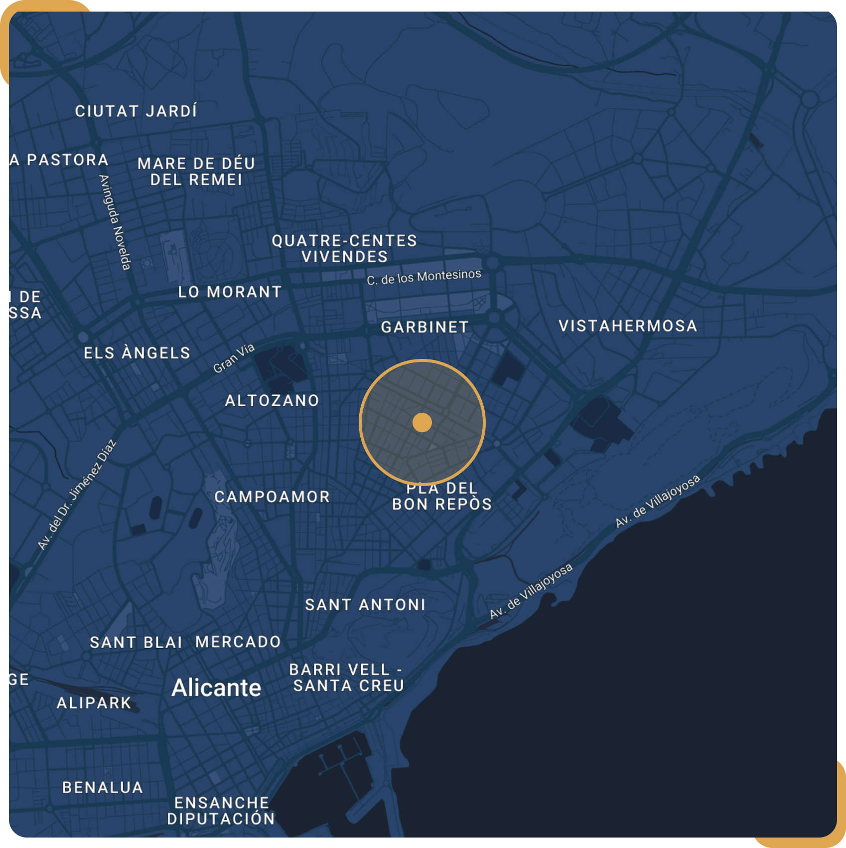 Mapa Alicante